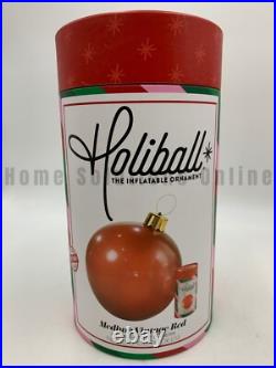 Pottery Barn Decorative Holiballs Inflatable Oversized Ornaments 18D S/5 #X715