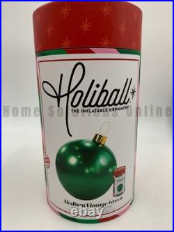 Pottery Barn Decorative Holiballs Inflatable Oversized Ornaments 18D S/5 #X715