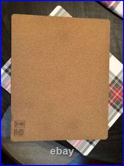 Pottery Barn Disney holiday PLAID placemat Stewart Birthday Country party SET 4