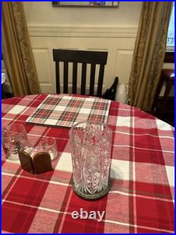 Pottery Barn Disney holiday PLAID placemat Stewart Birthday Country party SET 4