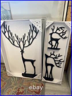 Pottery Barn Dramatic Sculpted Black Deer Set Dupe From Aldi