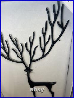 Pottery Barn Dramatic Sculpted Black Deer Set Dupe From Aldi