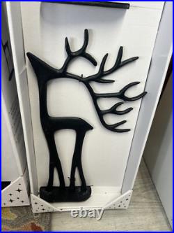 Pottery Barn Dramatic Sculpted Black Deer Set Dupe From Aldi