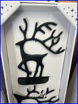 Pottery Barn Dramatic Sculpted Black Deer Set Dupe From Aldi