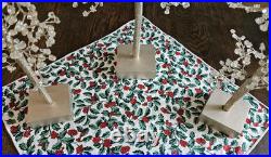 Pottery Barn FACETED MIRROR GLASS 22 LARGE & 18 MEDIUM TREES Set of 3