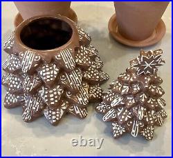 Pottery Barn Gingerbread Christmas Tree Stoneware Cookie Jar