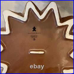 Pottery Barn Gingerbread Christmas Tree Stoneware Cookie Jar