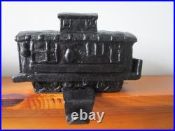 Pottery Barn Holiday 4 Pc Train Stocking Holders Bronze Finish in Orig Boxes