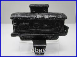 Pottery Barn Holiday 4 Pc Train Stocking Holders Bronze Finish in Orig Boxes