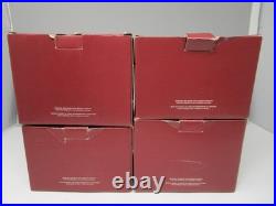 Pottery Barn Holiday 4 Pc Train Stocking Holders Bronze Finish in Orig Boxes