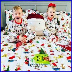 Pottery Barn Holiday Gingerbread Grinch Christmas Seuss Disney wool pillow SET