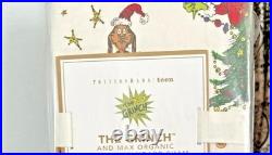 Pottery Barn Holiday Gingerbread Grinch Christmas Seuss Disney wool pillow SET