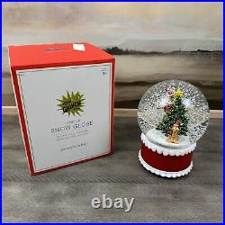 Pottery Barn Kids Dr. Seuss's The Grinch Light-Up Christmas Snow Globe Flaws NIB