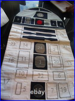 Pottery Barn Kids advent Star Wars R2-D2 Calendar Christmas 18 X 32 New wo tag