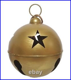 Pottery Barn Oversized Gold Bell 20 NIB Extra Large Christmas Decor Holiday