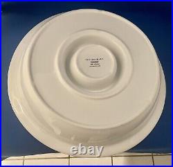 Pottery Barn REINDEER XL CHIP AND DIP Serving Platter (Round 15 diameter)