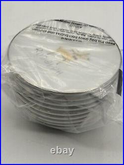 Pottery Barn Santa's Reindeer 4 Snack Plates Coasters Set If 9
