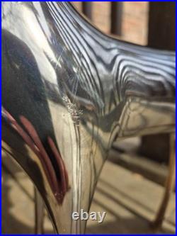 Pottery Barn Silver Plated 10 Pt Reindeer Candelabra Candle Holder 20 Tall Set