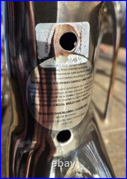 Pottery Barn Silver Plated 10 Pt Reindeer Candelabra Candle Holder 20 Tall Set