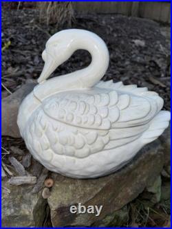 Pottery Barn Swans Soup Tureen, 12 Days of Christmas