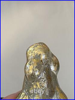 Pottery Barn Vintage Lighted Mercury Glass 7 Christmas Tree Gold Silver Table