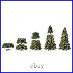 Pre-Lit 8-Function Color Changing LED Artificial 9' Spruce Christmas Tree Green