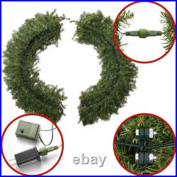 Pre-Lit Artificial Christmas Wreath, Green Fir with White LED Lights Pre-Lit Artificial Christmas Wreath, Green Fir with White LED Lights