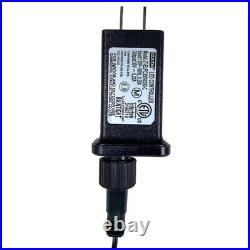 Pre-Lit Christmas 4-Piece Set with LED Garland, Wreath & 2 Entrance Trees