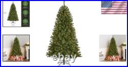 Pre-Lit Christmas Tree Artificial Spruce 6.5 ft Full Branch Tips Lights Seasonal
