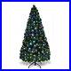 Pre_Lit_Christmas_Tree_Green_LED_Lights_Fiber_Optic_Bushy_Xmas_Home_Decor_4_7FT_01_ct