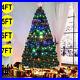 Pre_Lit_Realistic_Artificial_Holiday_Christmas_Tree_Xmas_LED_Lights_Metal_Stand_01_nn