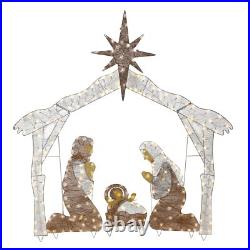 Pre-lit Artificial Christmas Décor Includes Pre-strung White Mini White Lig Pre-lit Artificial Christmas Décor Includes Pre-strung White Mini White Lig