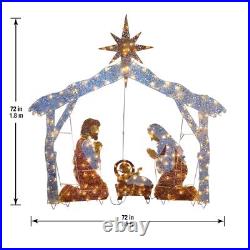 Pre-lit Artificial Christmas Décor Includes Pre-strung White Mini White Lig Pre-lit Artificial Christmas Décor Includes Pre-strung White Mini White Lig