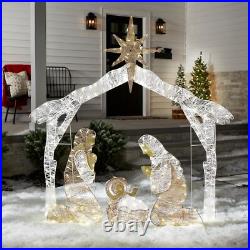 Pre-lit Artificial Christmas Décor Includes Pre-strung White Mini White Lig Pre-lit Artificial Christmas Décor Includes Pre-strung White Mini White Lig