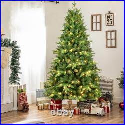 Pre-lit Artificial Christmas Tree LED Lights Hinged Xmas Tree Green Multi-size Pre-lit Artificial Christmas Tree LED Lights Hinged Xmas Tree Green Multi-size
