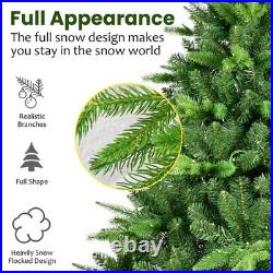 Pre-lit Artificial Christmas Tree LED Lights Hinged Xmas Tree Green Multi-size Pre-lit Artificial Christmas Tree LED Lights Hinged Xmas Tree Green Multi-size