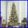 Prelit_Artificial_Christmas_Tree_Holiday_Decor_with_Snow_Flocked_Branches_01_hyio