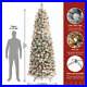 Prelit_Snow_Flocked_Artificial_Hinged_Slim_Pencil_Christmas_Tree_with_White_Lights_01_pjxx