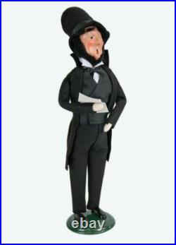 Primitive Byers Choice Historical Abraham Lincoln 564 Caroler