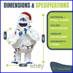 ProductWorks 48 Bumble 3D LED Pre-Lit Holiday Decor withLight Strand (Open Box) ProductWorks 48 Bumble 3D LED Pre-Lit Holiday Decor withLight Strand (Open Box)