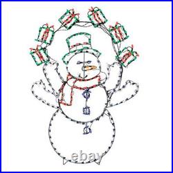ProductWorks 60 Pro-Line LED Animation Juggling Snowman Christmas Yard Decor ProductWorks 60 Pro-Line LED Animation Juggling Snowman Christmas Yard Decor