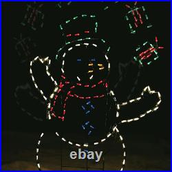 ProductWorks 60 Pro-Line LED Animation Juggling Snowman Christmas Yard Decor ProductWorks 60 Pro-Line LED Animation Juggling Snowman Christmas Yard Decor