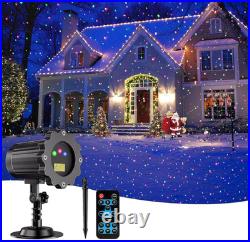 Proyector de luces de Navidad para exterior, espectáculo estelar con mando remot