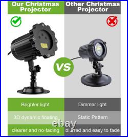 Proyector de luces de Navidad para exterior, espectáculo estelar con mando remot