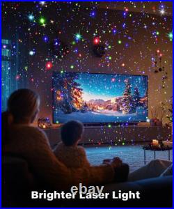 Proyector de luces de Navidad para exterior, espectáculo estelar con mando remot