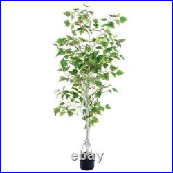 Pure Garden 5 ft. Birch Artificial Tree Pure Garden 5 ft. Birch Artificial Tree