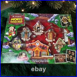 RARE 1993 Mr. Christmas Disney Mickey's Clock Shop Retail Store Display Tested