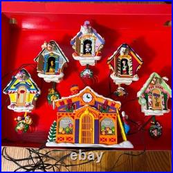 RARE 1993 Mr. Christmas Disney Mickey's Clock Shop Retail Store Display Tested