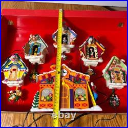 RARE 1993 Mr. Christmas Disney Mickey's Clock Shop Retail Store Display Tested