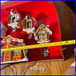 RARE 1993 Mr. Christmas Disney Mickey's Clock Shop Retail Store Display Tested